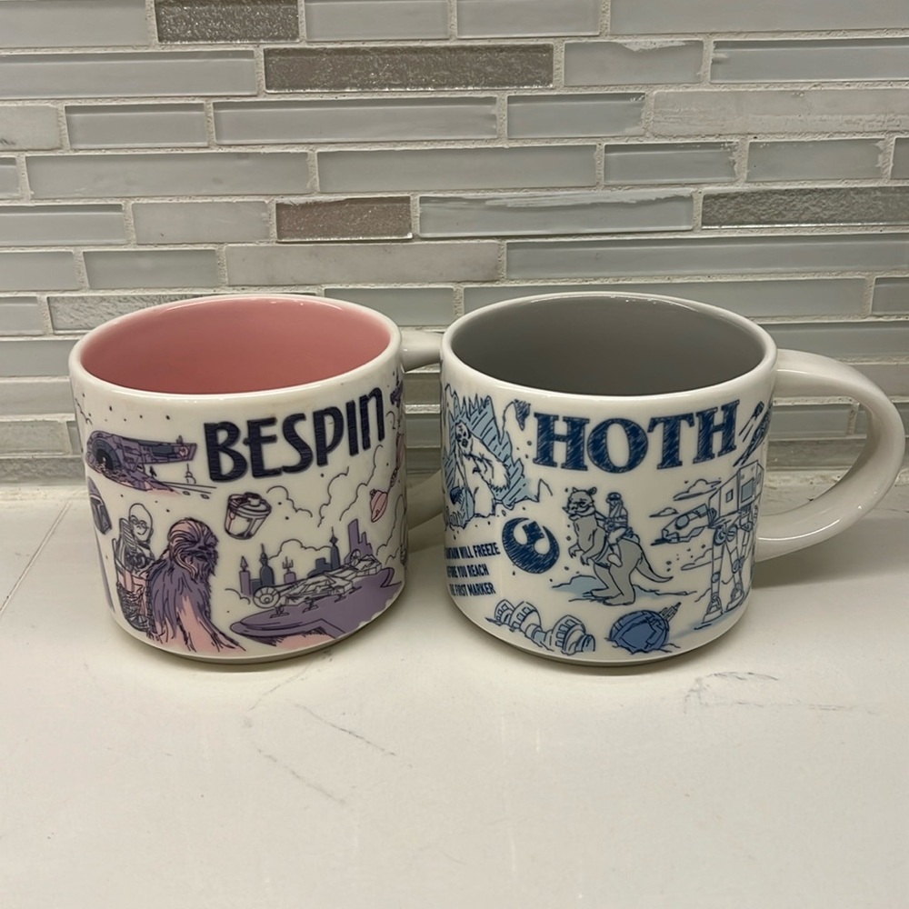 2020 Starbucks Disney Been There Series Coffee Mug - Star Wars Bespin and Hoth
